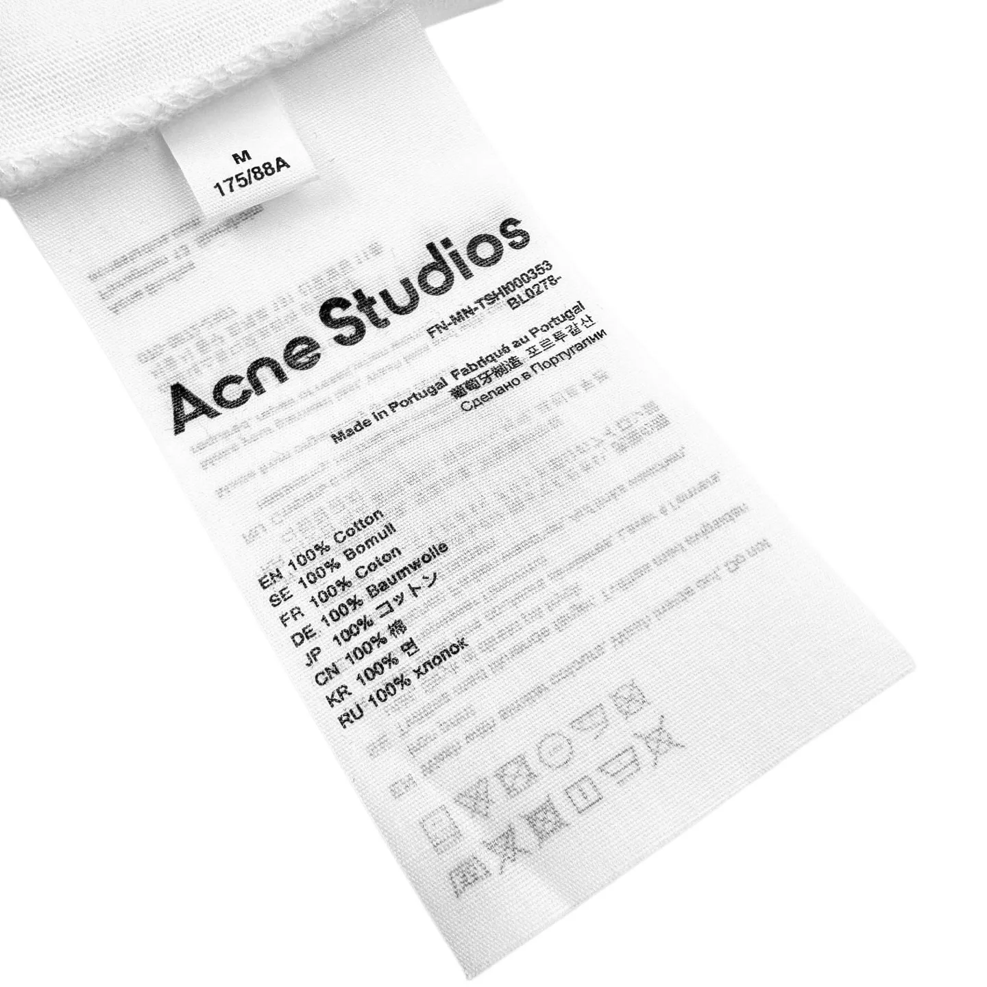 Acne Cream White Acne Studios ， ， ， 。 Size:S-M-L-XL